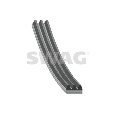SWAG 33 11 0725 Ιμάντας poly-V από την πλευρά της μηχανής for DACIA RENAULT